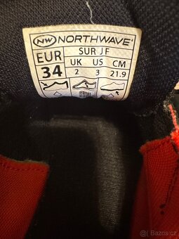 Cyklistické tretry Northwave vel. 34 - 6