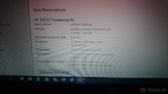 Notebook HP 250 G7 15,6“ - 6