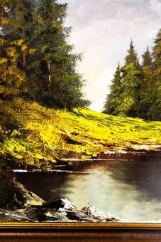 Horská krajina, Beifl , olej na plátně, 880 × 680 mm - 6