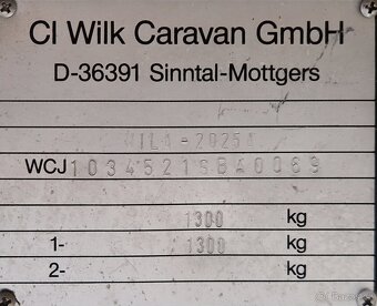 karavan Wilk ZĹAVA 500€ Stern 450 1300kg mover - 6