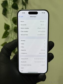 iPhone 15 Pro 256GB bílý - DPH - 6