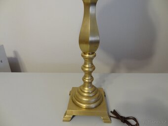 Mosazná stolní lampa antik - 6