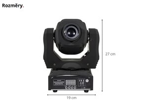 LED spot otočná hlava Lixada Light RGBW Stage světlo - 6