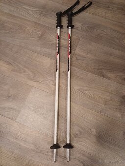 Dětské lyže 95 cm + lyžáky + hůlky - 6