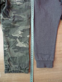 Thermo army kalhoty + teplejší tepláky - vel. 98 - 6