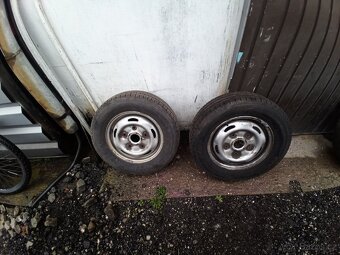 Prodám plechové disky se zimními pneu na Ford Transit – 15" - 6