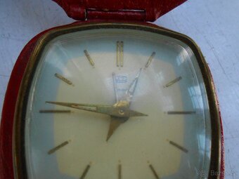 Starý cestovník budík RUHLA - nálezový stav - stav foto - 6