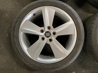 Alu original sada disku Seat Leon 5x112 7,5J ET51 225/45 R17 - 6