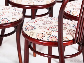 Populární jídelní židle české výroby TON, 4-6 ks. - 6