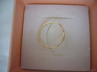 Prodám nový zlatý prstýnek - 6