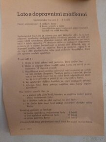 Retro společenská hra DOPRAVNÍ LOTO - TOFA SEMILY - 6