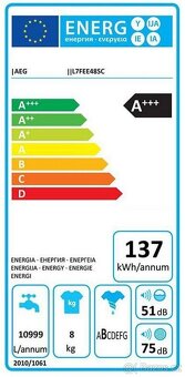 Pračka AEG A+++ 8 kg 1400 ot./min. ZÁRUKA - 6