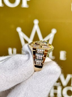 Zlatý prsten Versace 9,87g - 6