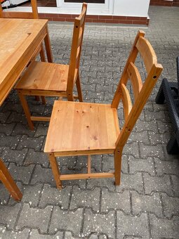 Jídelní sestava - stůl a 6x židle - 6