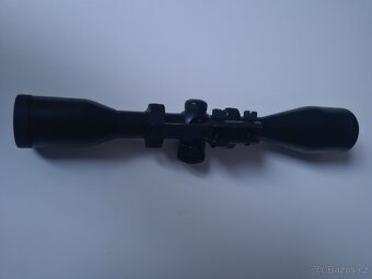 Puskohled Artemis 2100, 7x50 s cervenym bodem, a montazi - 6