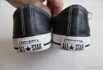 Kožené tenisky Converse černé nízké 37,5 - 6