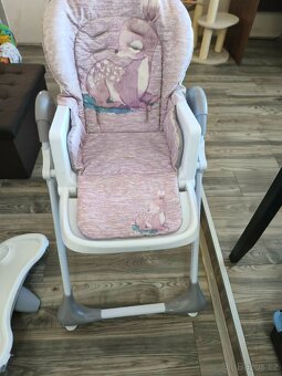 Polohovatelná jídelní židlička - 6