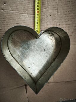 Starožitná forma ve tvaru srdce - 6