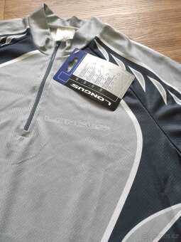 Modrý, Šedý CYKLO cyklistický DRES na kolo Longus - vel. M - 6