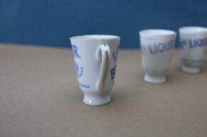 PRODÁNO - Porcelánové likérky Jan Becher - 4ks - 6