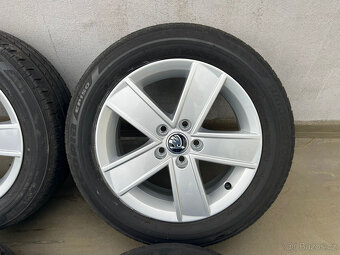 185/60R15 nová alu kola škoda rapid fabia III 6x15 5x100 - 6
