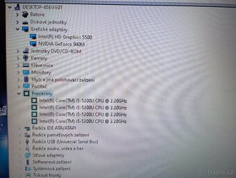 Asus F555L-Herní core i5-8g ram-240g ssd - 6