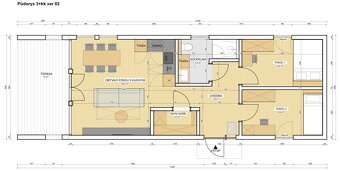 nízkoenergetická dřevostavba/modulový dům RD73m2+15m2terasac - 6