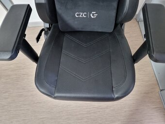 CZC gaming Fortress černá herní židle, křeslo - 6