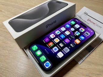Apple iPhone 15 Pro 128gb černý titan-komplet,záruka,2xkry - 6