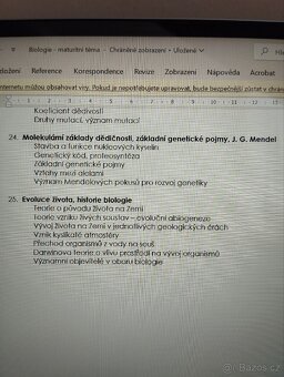 Maturitní otázky BIOLOGIE - 6