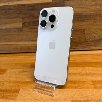 IPhone 16 Pro 128GB, bílý, 100% baterie, eSIM (rok záruka) - 6