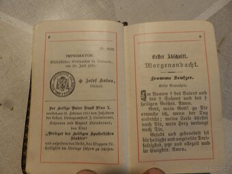 Modlitební knížečka - předválečná, německy, švabach - 6