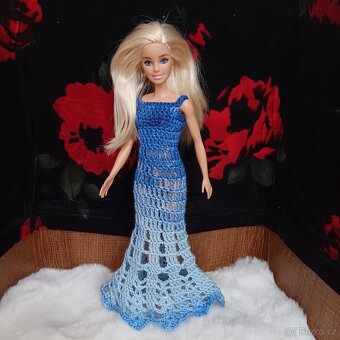 dlouhé šaty pro panenku - 6