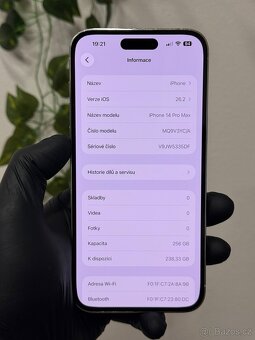 iPhone 14 Pro Max 256GB stříbrný - 6