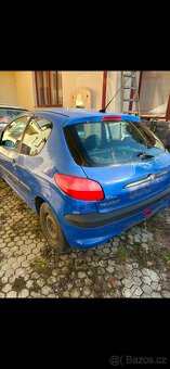 Peugeot 206 – pojízdné, bez STK, 1.6 benzin - 6