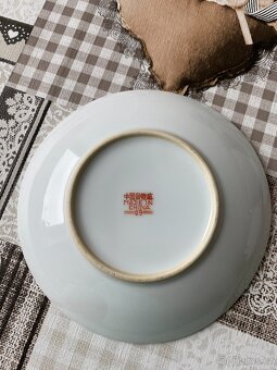Retro souprava z čínského porcelánu II - motiv květiny - 6