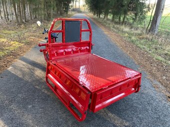 Elektro Pracovní Tříkolka - Tuk Tuk | 600kg nosnost | 45km/h - 6