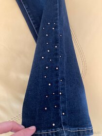 Modré jeans zn. Miss Natalie - vel. 30 - 6