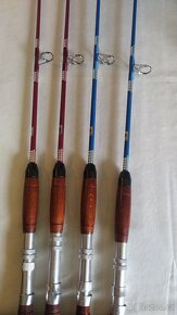 RARITNÍ MOŘSKÉ, SUMCOVÉ RYBÁŘSKÉ PRUTY TOKOZ 7101 - 6