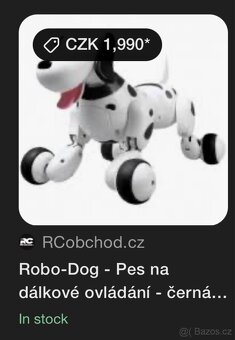 Robot pes na dálkové ovládání - 6
