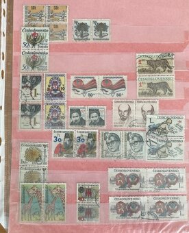 československé známky - 10 listů - 6