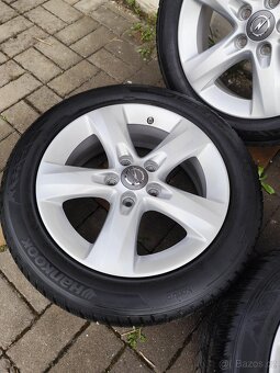 ALU 5x110 r16 OPEL + PNEU - ZÁNOVNÍ DISKY - 6