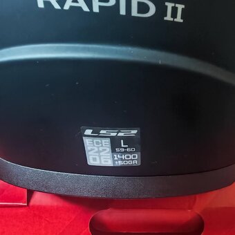 Nová INTEGRÁLNÍ PŘILBA LS2 FF353 RAPID II SOLID MATT BLACK L - 6