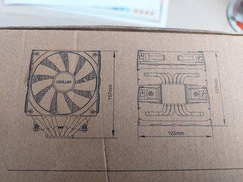 Cpu chladič B60T / 260W / Noctua 120 - 6