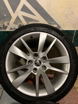 Alu kola Škoda R17 5X112 LETNÍ PNEU 225/45 R17 TRIUS - 6