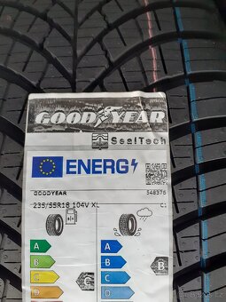 4x nové 235 55 R18 Good Year SUV Vector Gen.3 M+S Seal Tech - 6