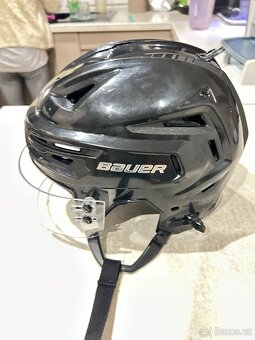 ✅ PROFI PRILBA BAUER - RE- AKT 155 - veľkosť M - BLACK ✅ - 6
