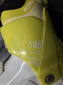 WEDZE Dětské lyžařské boty 500 Pumzi žluté - 6