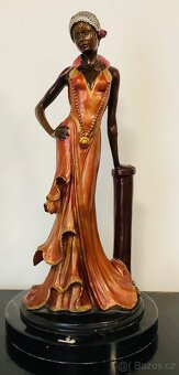 Starožitná bronzová socha Francie - 6