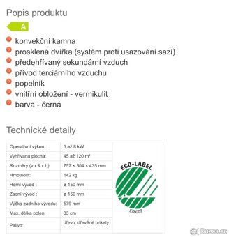 Krbová kamna Morso 7870 - 6